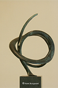 fotodocument bronzen beeld paalsteek